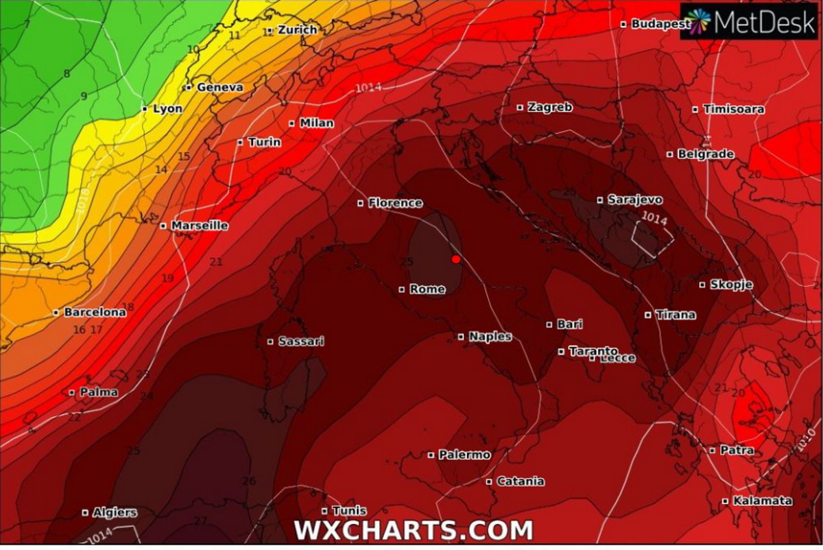 Previsioni meteo maggio 2022