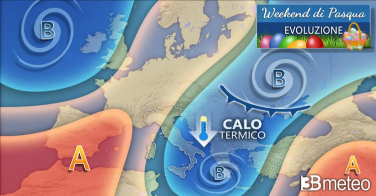 Meteo: previsioni PASQUA 2022 e PASQUETTA 2022