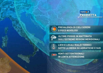 Meteo: dopo PASQUETTA 2022 migliora
