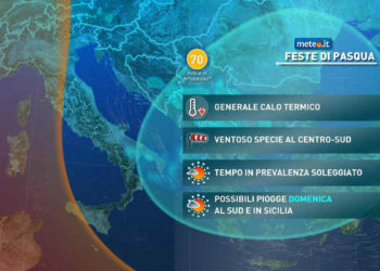 PASQUA 2022 e PASQUETTA: METEO più freddo e ventoso