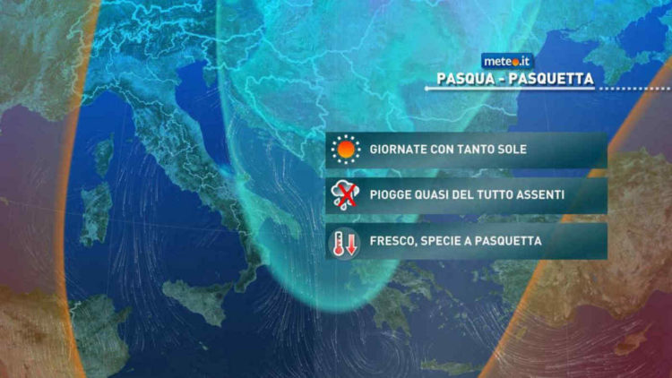 Meteo: PASQUA 2022 e PASQUETTA 2022 Meteo: PASQUA 2022 e PASQUETTA 2022
