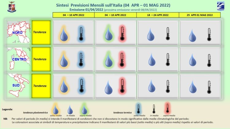 Meteo Am: Aprile 2022 che tempo farà?