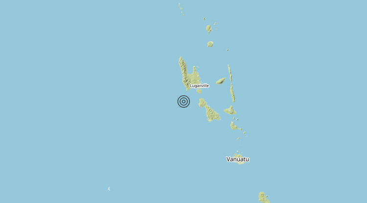 Terremoto Vanuatu Islands [Sea: Vanuatu] – Magnitudo (ML) 6.5