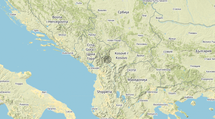 Terremoto Albania [Land] – Magnitudo (ML) 4.2