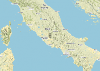 Terremoto 2 km SW Ciciliano (RM) – Magnitudo (ML) 3.4