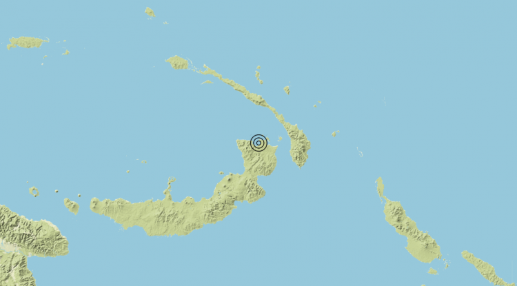 Terremoto Papua New Guinea [Land] – Magnitudo (ML) 6.1