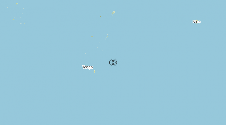 Terremoto Tonga Islands [Sea: Tonga] – Magnitudo 6.2