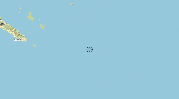 Terremoto New Caledonia [Sea] – Magnitudo 6.0