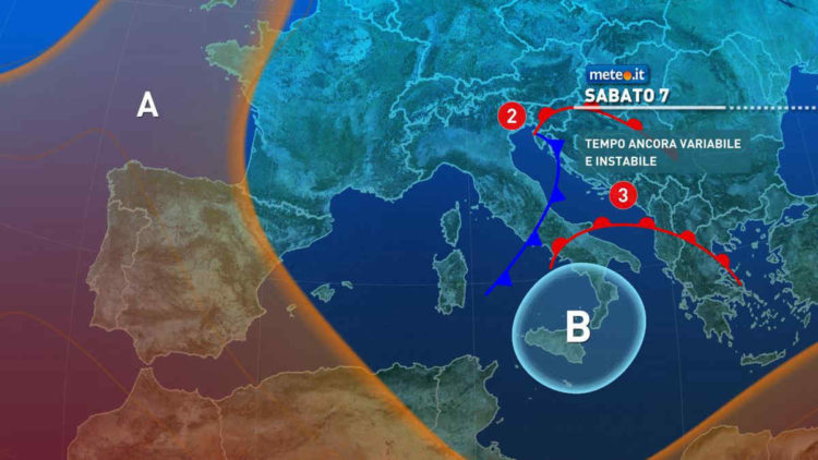 Weekend di Maggio 2022: meteo PERTURBATO