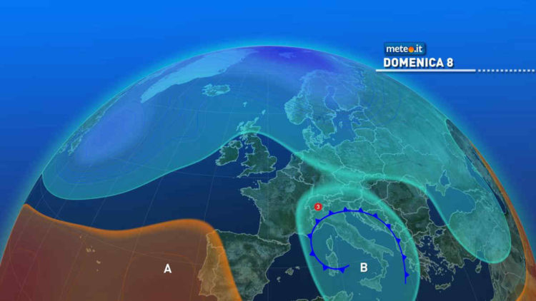 Meteo: oggi 8 maggio 2022 maltempo. Migliora domani