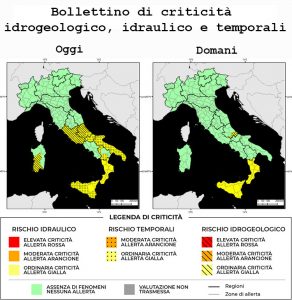 Bollettino di allerta meteo del 08/05/2022