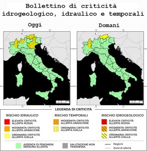 Bollettino di allerta meteo del 23/05/2022