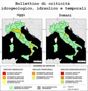 Bollettino di allerta meteo del 29/05/2022