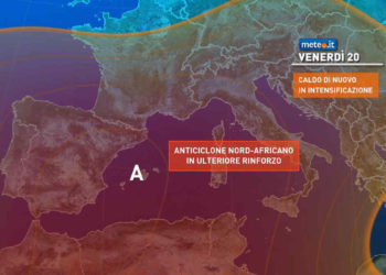 Meteo di domani: CALDO come in AGOSTO