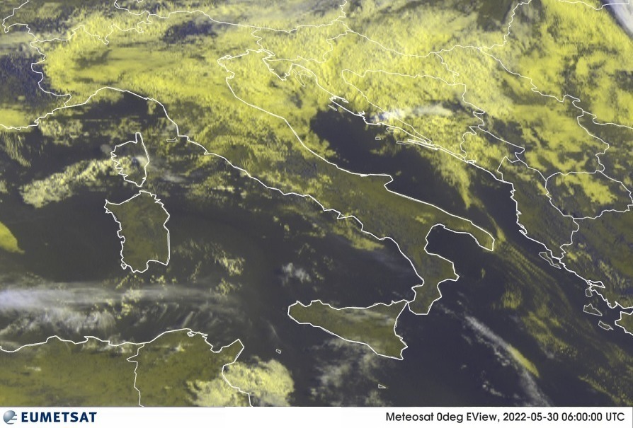 Previsioni Meteo Italia 30-05-2022