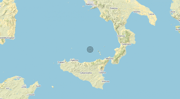 Terremoto Isole Eolie (Messina) – Magnitudo 3.1