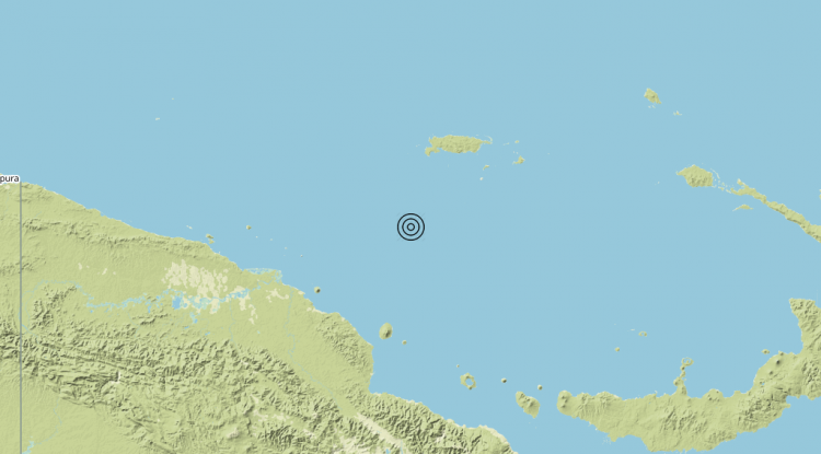 Terremoto Papua New Guinea [Sea] – Magnitudo 6.1