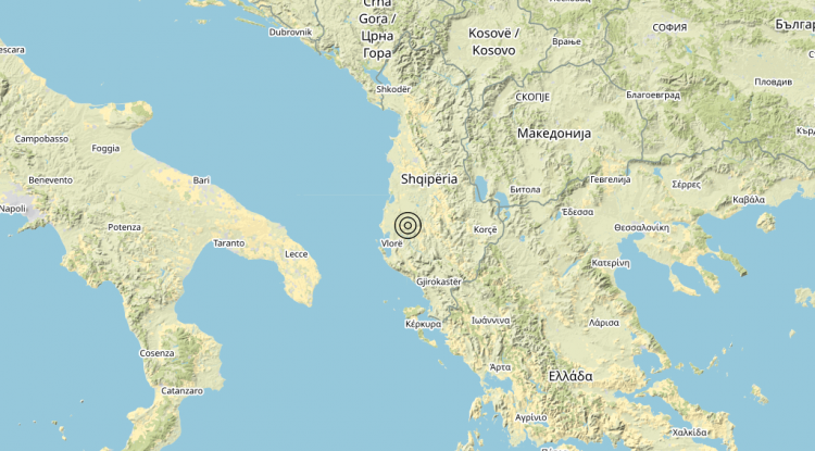 Terremoto Albania – Magnitudo 3.4