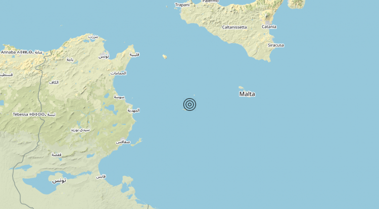 Terremoto Lampedusa e Linosa (Agrigento) – Magnitudo 3.6