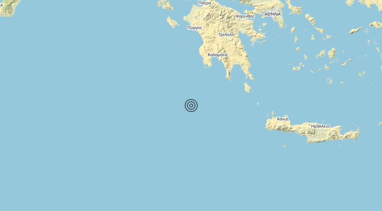 Terremoto Greece [Sea] – Magnitudo 3.9