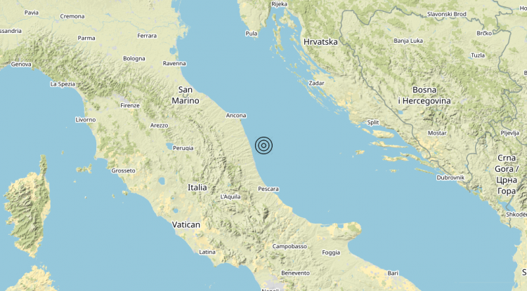 Terremoto Costa Marchigiana Picena (Ascoli Piceno) – Magnitudo 3.3