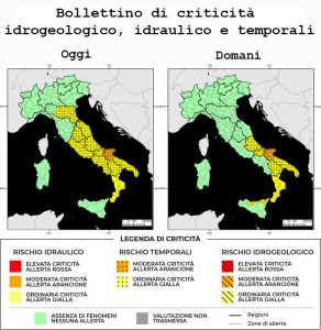 Bollettino di allerta meteo del 09/06/2022