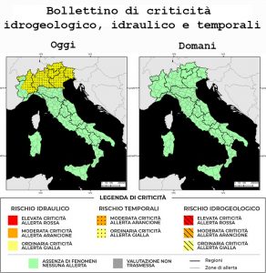 Bollettino di allerta meteo del 24/06/2022