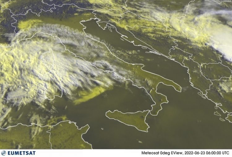 METEO AM, previsioni del tempo in Italia per il giorno 23/06/2022