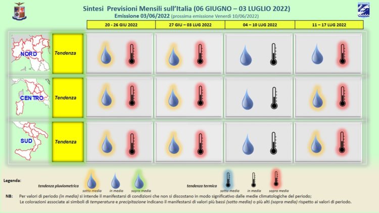 Meteo Aeronautica: previsioni dal 22 giugno al 4 luglio 2002 Meteo Aeronautica: previsioni dal 22 giugno al 4 luglio 2002