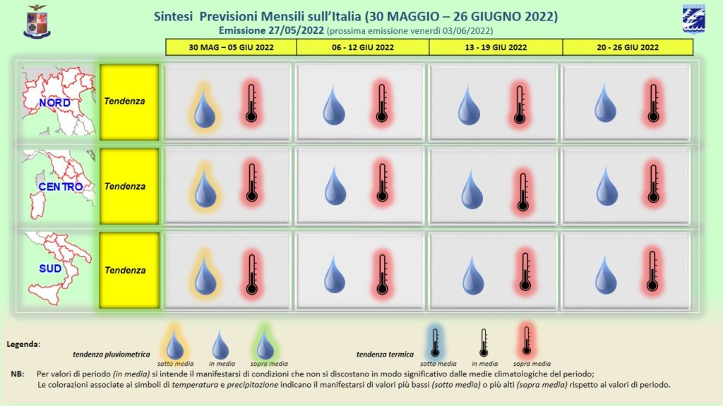Meteoam, previsioni