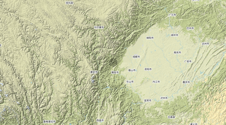 Terremoto Sichuan, China [Land: China] – Magnitudo 6.1