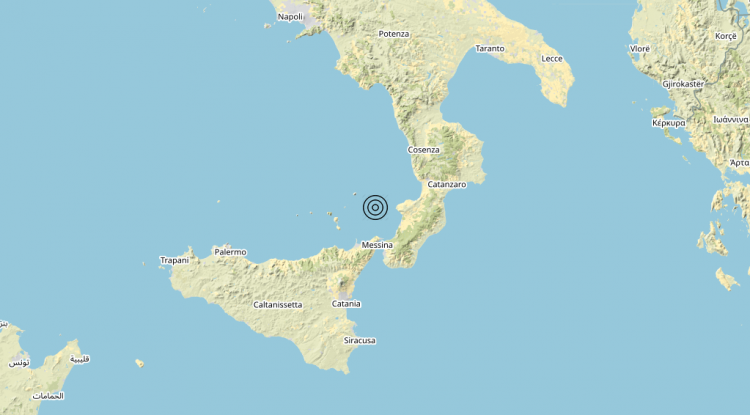 Terremoto Tirreno Meridionale (MARE) – Magnitudo 3.2