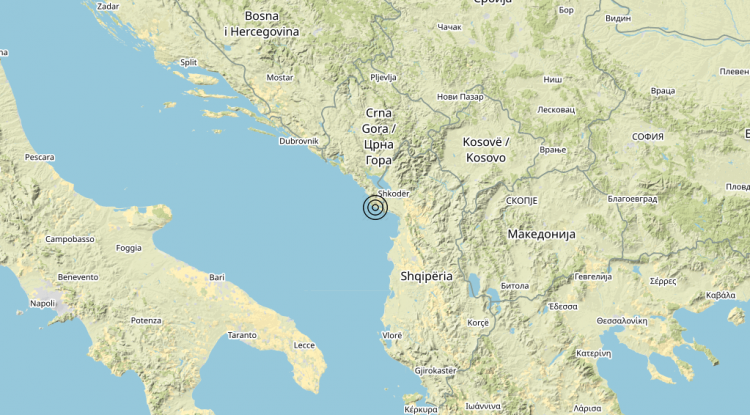 Terremoto Costa Albanese settentrionale (ALBANIA) – Magnitudo 4.2