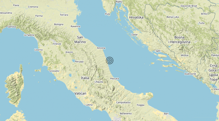 Terremoto Costa Marchigiana Picena (Ascoli Piceno) – Magnitudo 4.1