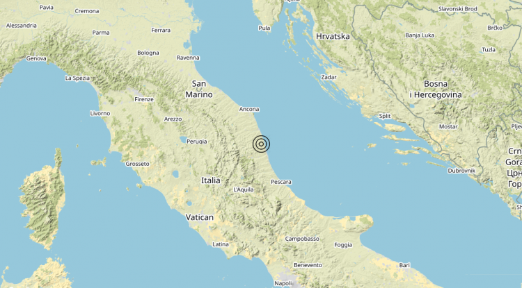 Terremoto 2 km NW Acquaviva Picena (AP) – Magnitudo 3.3