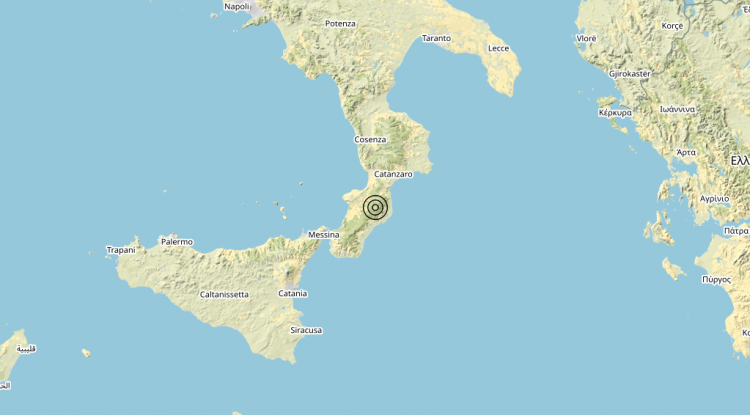 Terremoto 6 km W Caulonia (RC) – Magnitudo 3.6