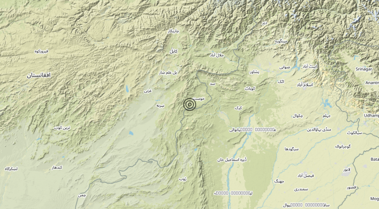 Terremoto Pakistan [Land] – Magnitudo 6.1