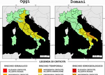 Bollettino di allerta meteo del 07/07/2022