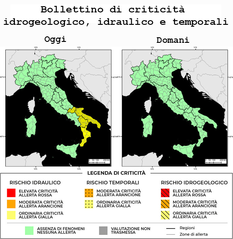 Bollettino di allerta meteo del 08/07/2022 Bollettino di allerta meteo del 08/07/2022