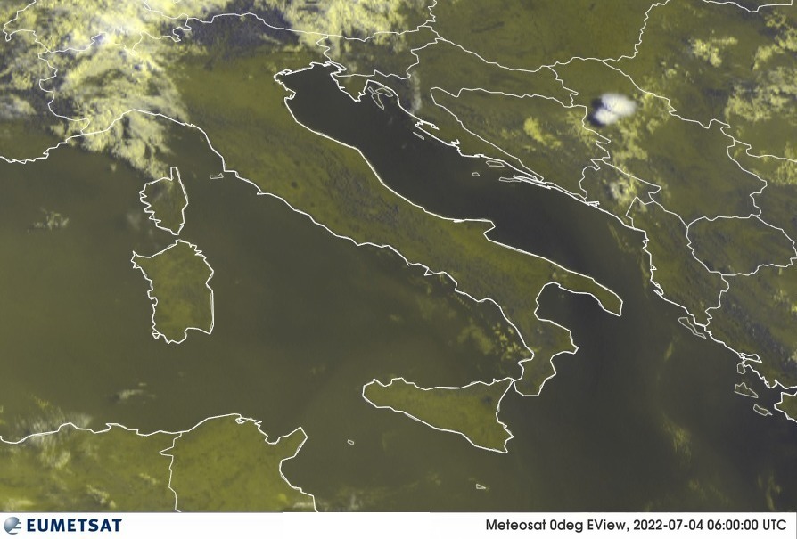 Previsioni Meteo Italia 04-07-2022
