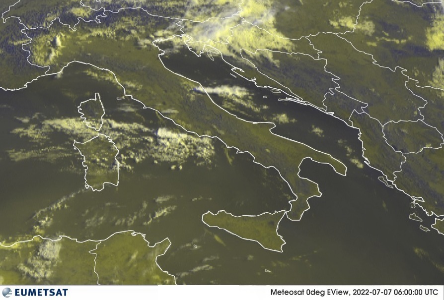 Previsioni Meteo Italia 07-07-2022