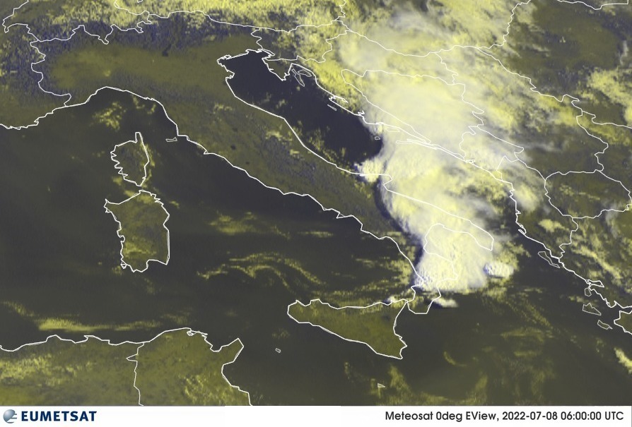 Previsioni Meteo Italia 08-07-2022