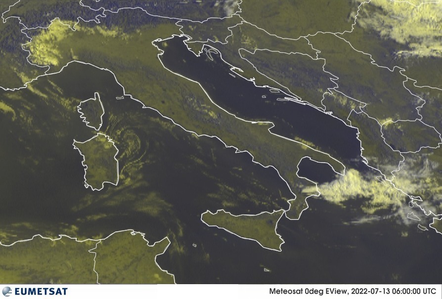 Previsioni Meteo Italia 13-07-2022