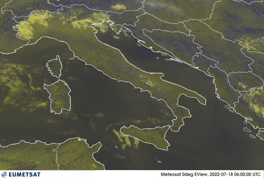 Previsioni Meteo Italia 18-07-2022