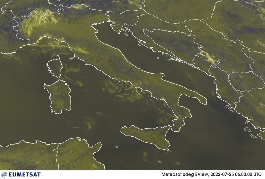 Previsioni Meteo Italia 25-07-2022