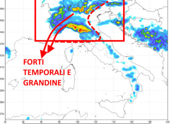 Meteo: luglio 2022 si chiude con caldo AFRICANO al SUD e forti temporali in arrivo al NORD