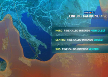 Meteo: e’ MORTO CARONTE. Ora arriva la GRANDINE MOSTRO