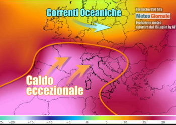 Meteo settimana: torna caldo AFRICANO. Luglio 2022 da nuovo record?