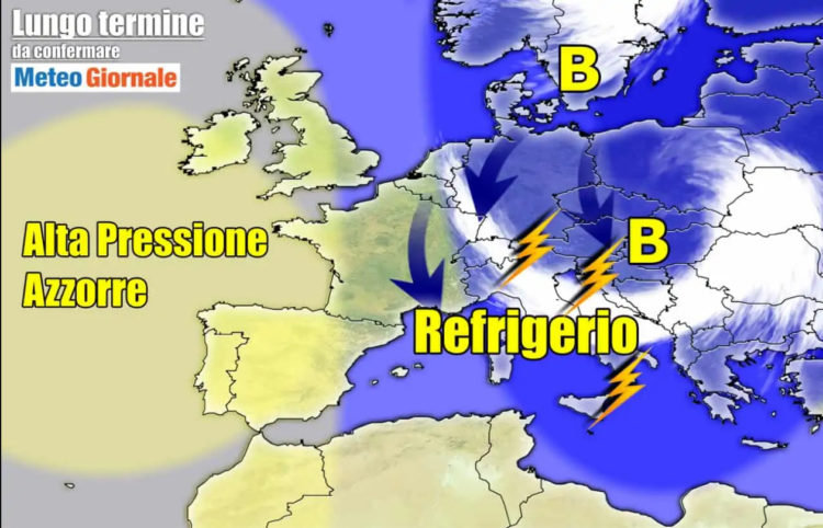 Meteo luglio 2022: si ferma l’ estate ARRIVA l’ autunno con un carico di GRANDINE (Attenzione!)