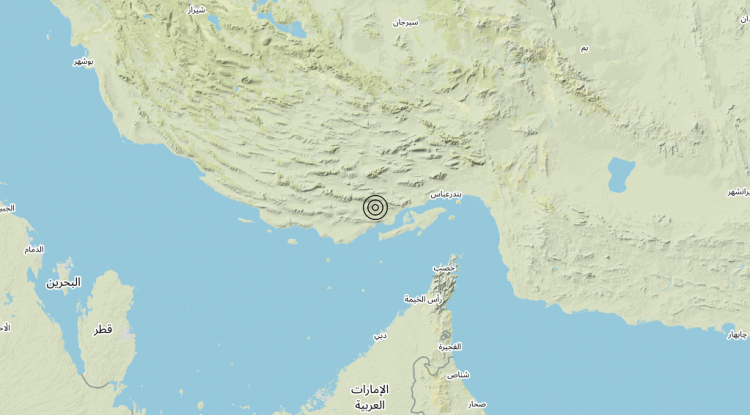 Terremoto Southern Iran [Land: Iran] – Magnitudo 6.2